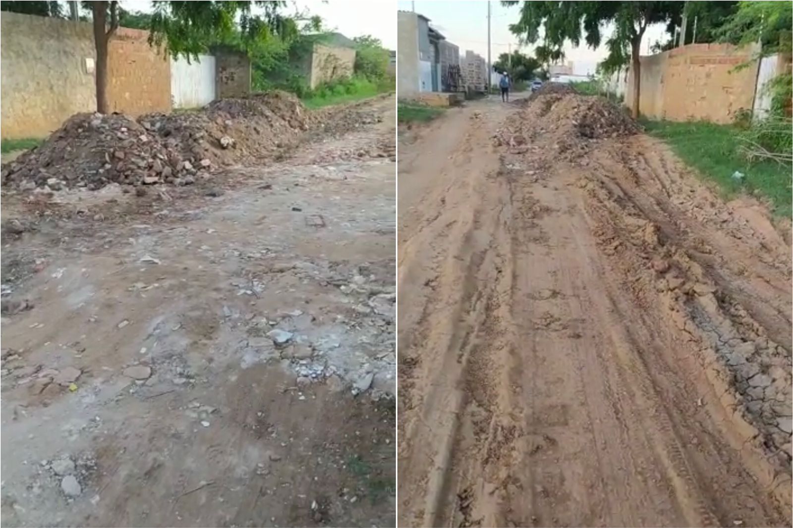 Moradores do bairro Salgadinho compram material por conta própria para tapar buracos; prefeitura se posiciona e diz que valor pode ser descontado no tributo cidadão. Vídeo