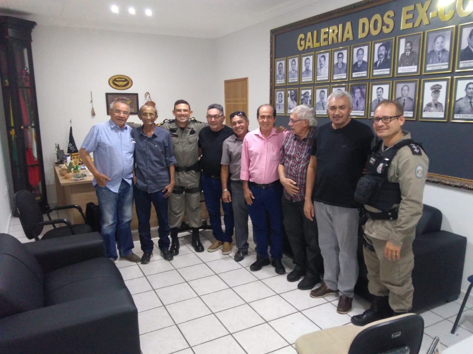 Comandante do 3º BPM recebe representantes do Comércio de Patos e debatem sobre segurança