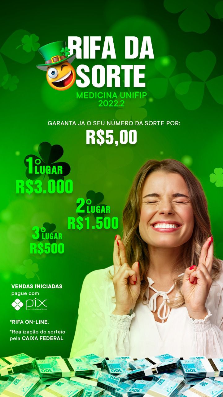 Alunos da 6ª turma de Medicina do UNIFIP estão realizando rifa beneficente para custear formatura. Confira