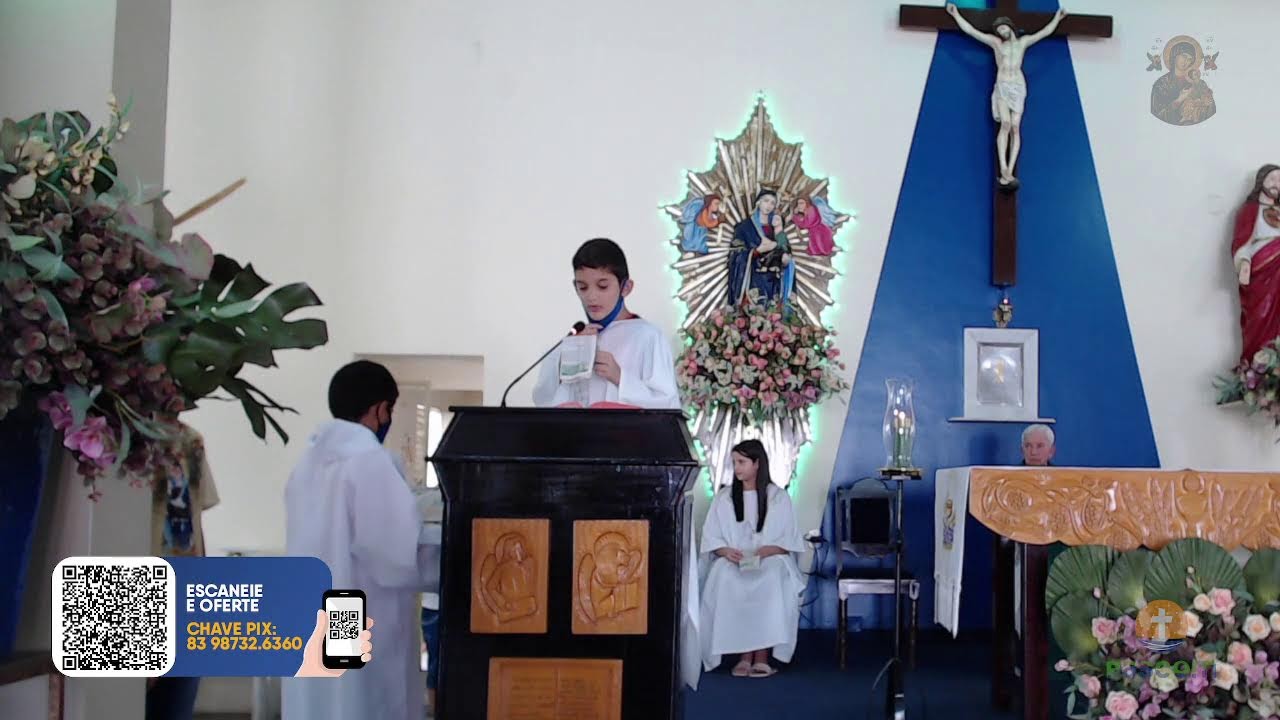 ASSISTA A SANTA MISSA DAS CRIANÇAS DIRETO DO SANTUÁRIO DE N.S. DO PERPÉTUO SOCORRO PATOS PB 18\06\2022