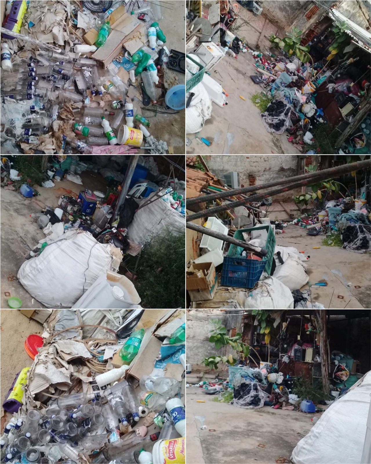 Internauta denuncia depósito de reciclagem abandonado que está causando transtornos aos moradores da Rua do Meio e cobra providências das autoridades