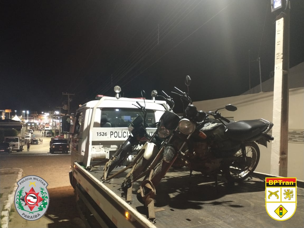Polícia Militar recupera em Condado-PB duas motocicletas roubadas