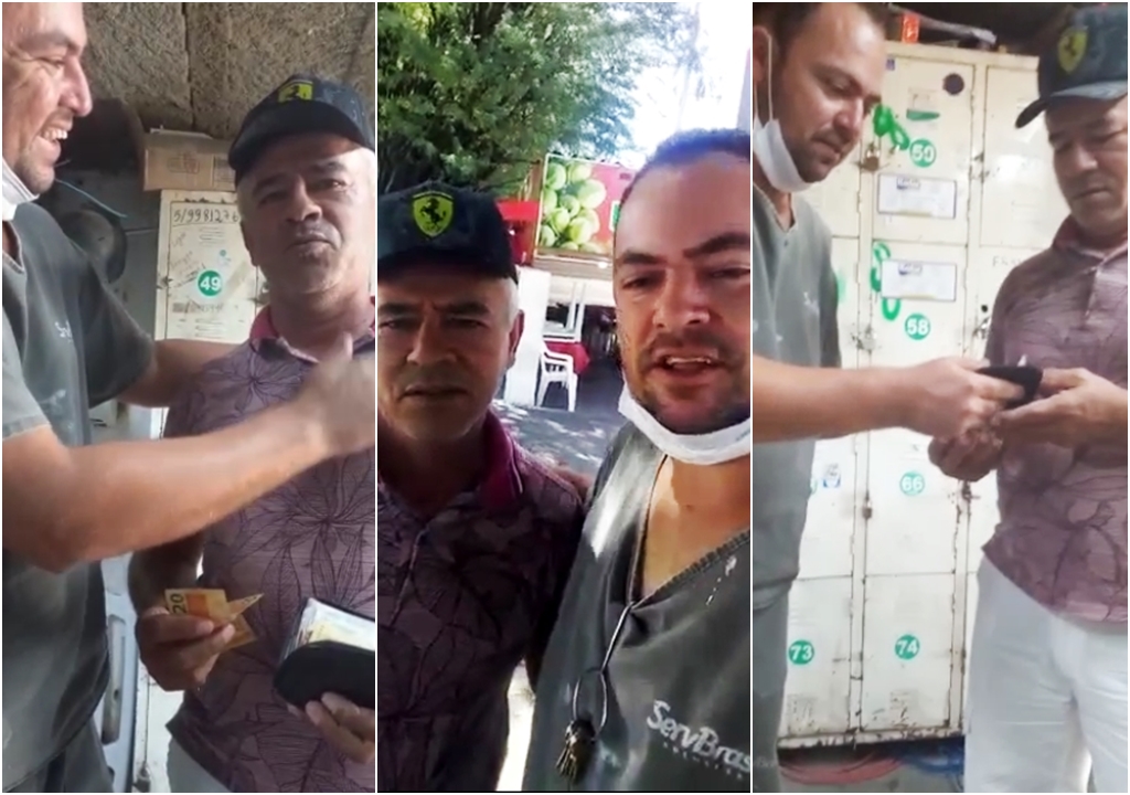 Acompanhante perde a carteira no Hospital de Patos, funcionário encontra, faz a entrega e os dois se emocionam. Veja