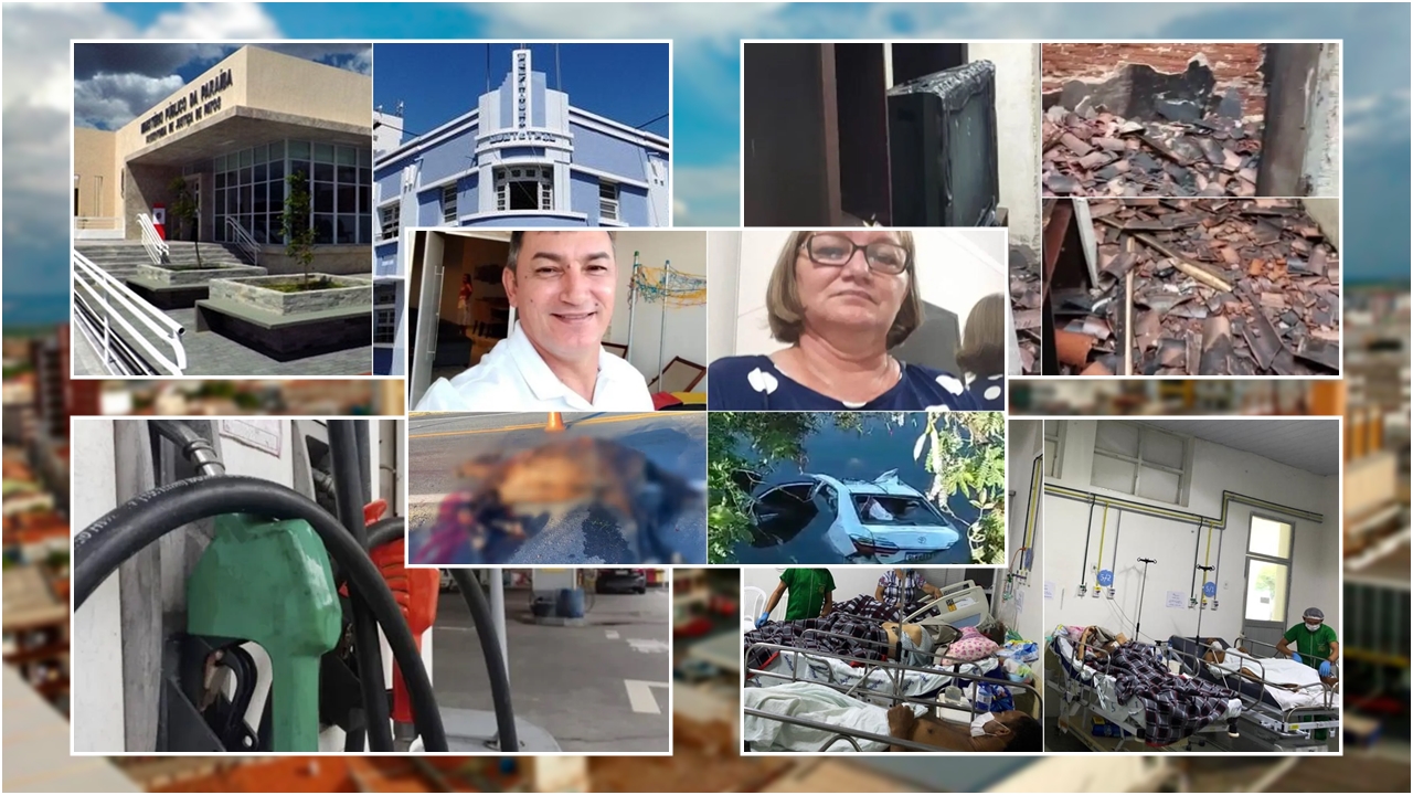 Incêndio, grave acidente e ação do MPPB contra ex-prefeitos de Patos marcam a semana que passou. Veja o Resumo da Semana 