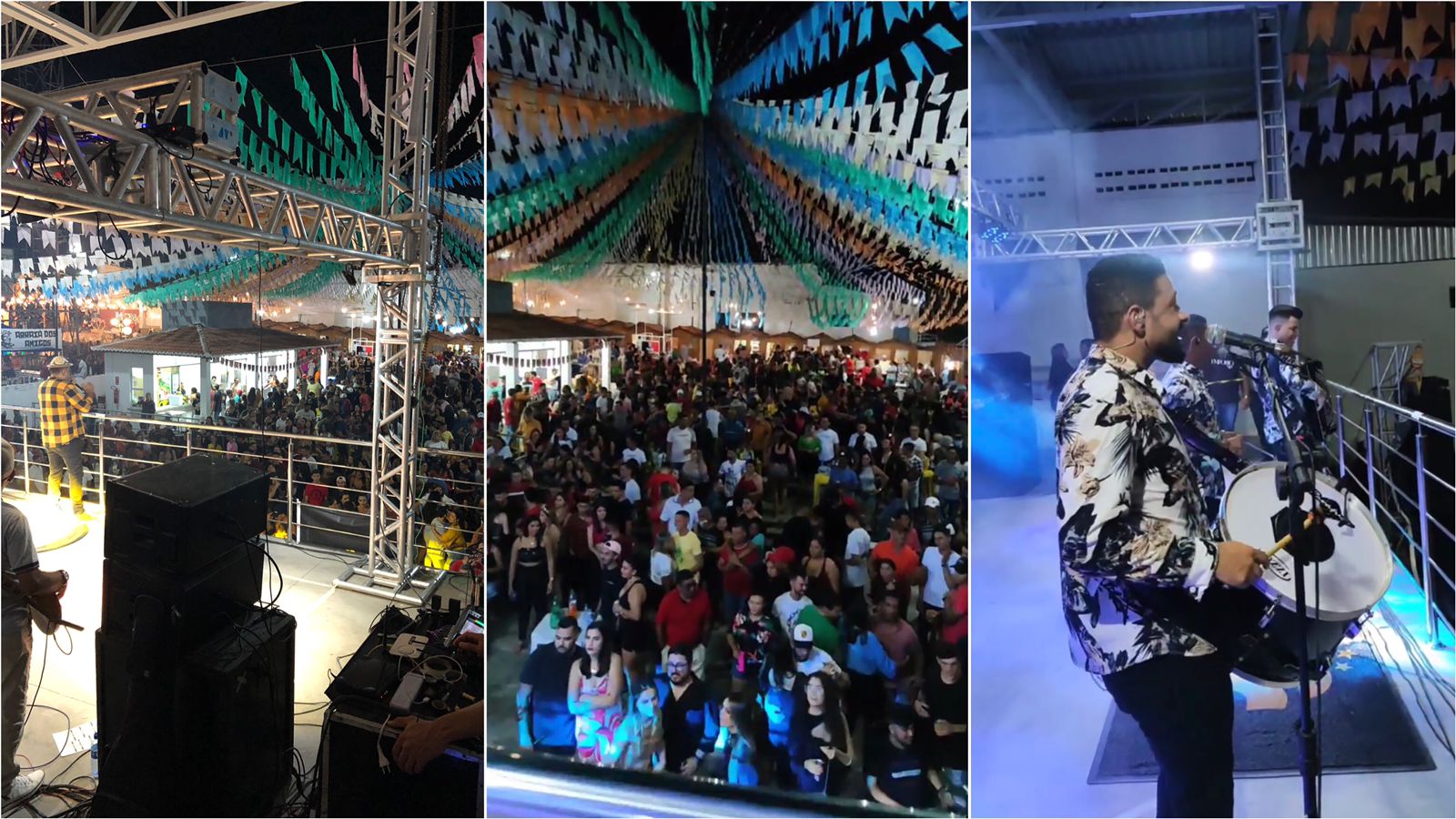 Público prestigia encerramento do São João de Santa Terezinha-PB na noite deste domingo (10). VÍDEO