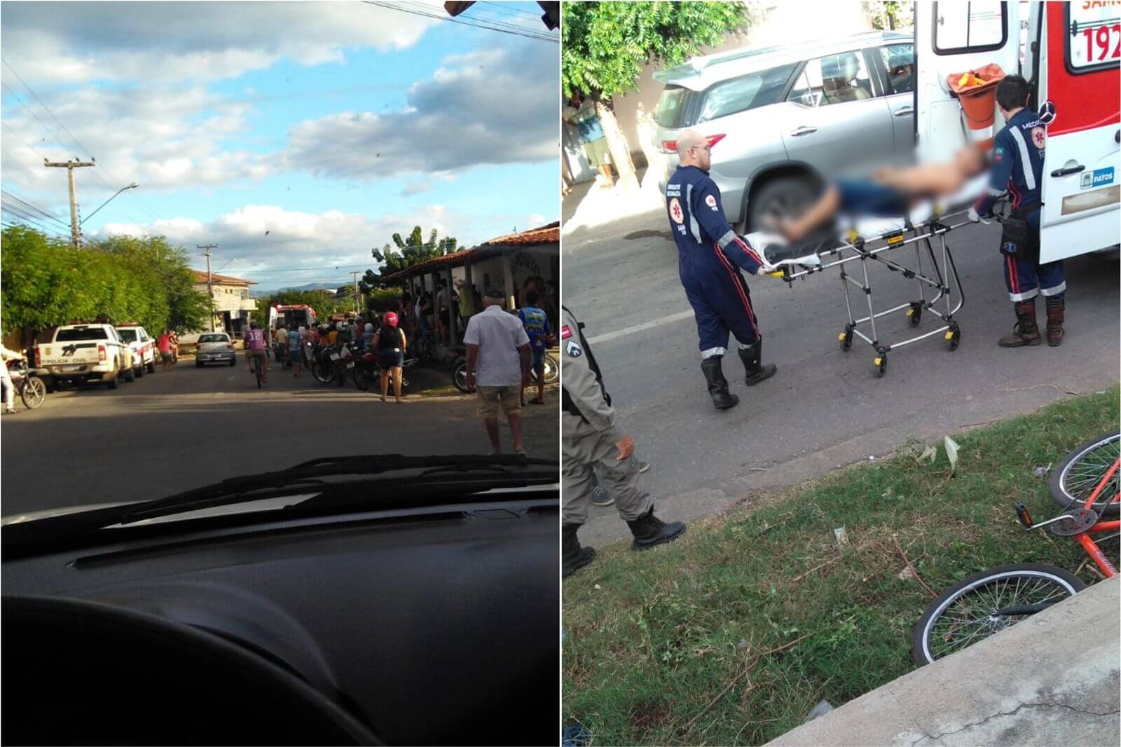 Tentativa de homicídio é registrada na tarde desta segunda-feira (11), no bairro do Jatobá, em Patos
