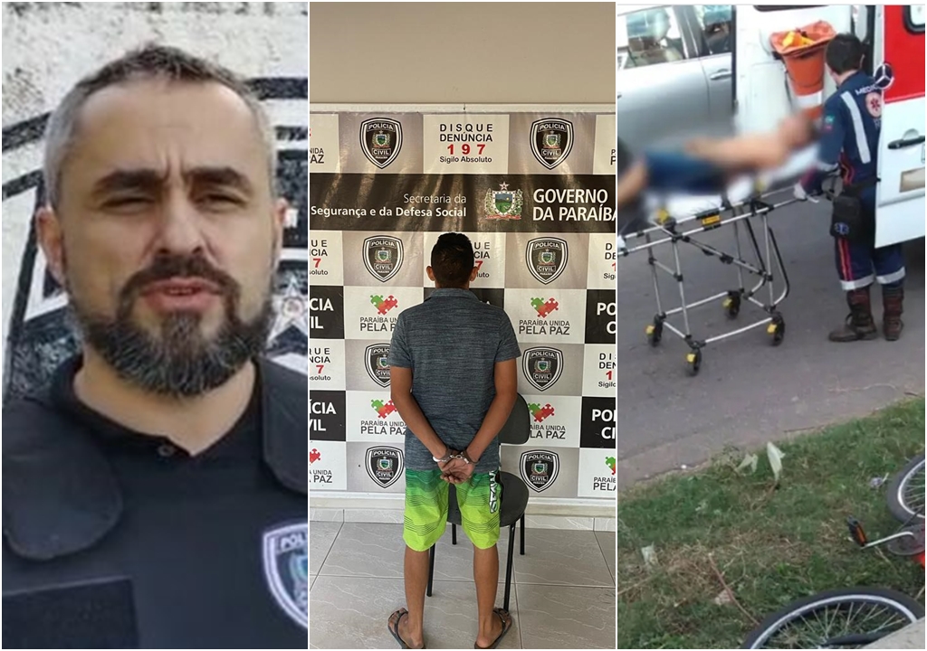 Polícia anuncia prisão de suspeitos de cometerem tentativa de homicídio na tarde desta segunda-feira (11) em Patos. Ouça