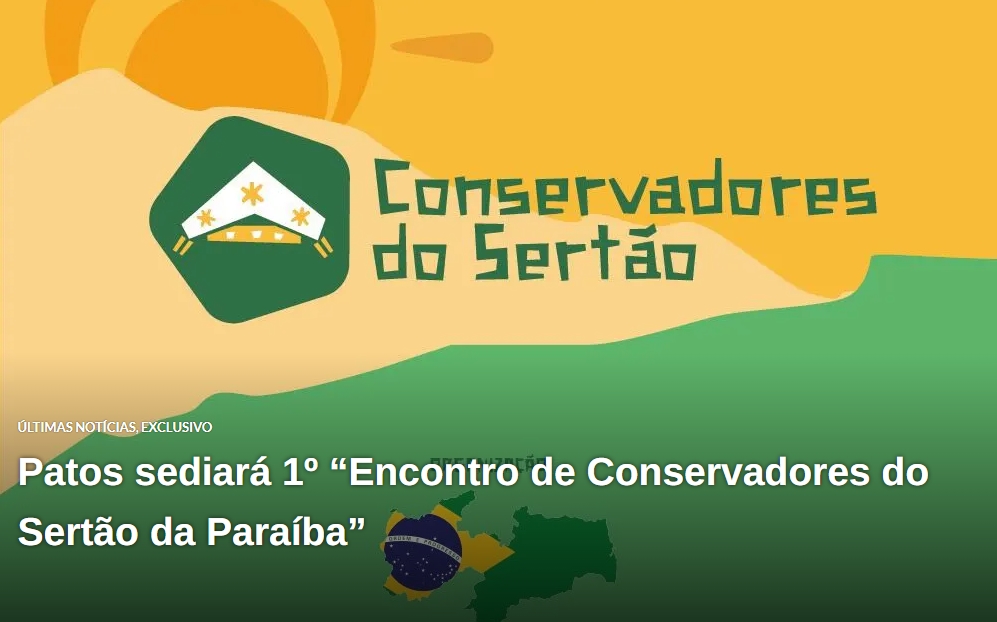 Patos sediará 1º “Encontro de Conservadores do Sertão da Paraíba”