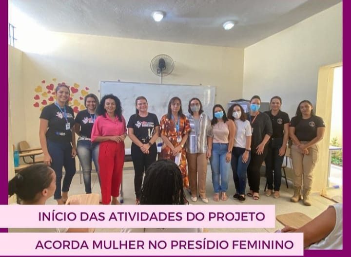 Projeto Acorda Mulher oferece oficinas de empreendedorismo para as reeducandas da penitenciária feminina em Patos