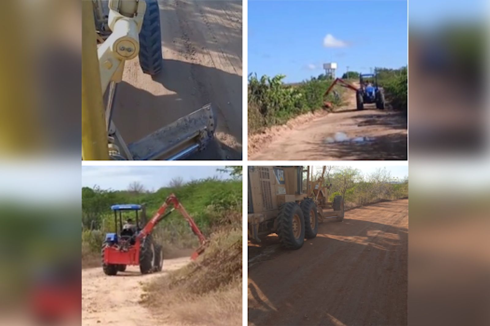 Prefeitura de São Mamede intensifica recuperação de estradas vicinais na zona rural. Confira