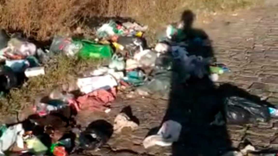 Populares procuraram o Patosonline.com e reclamaram de lixo colocado fora do dia de coleta e que os animais estão espalhando todo o material pela rua