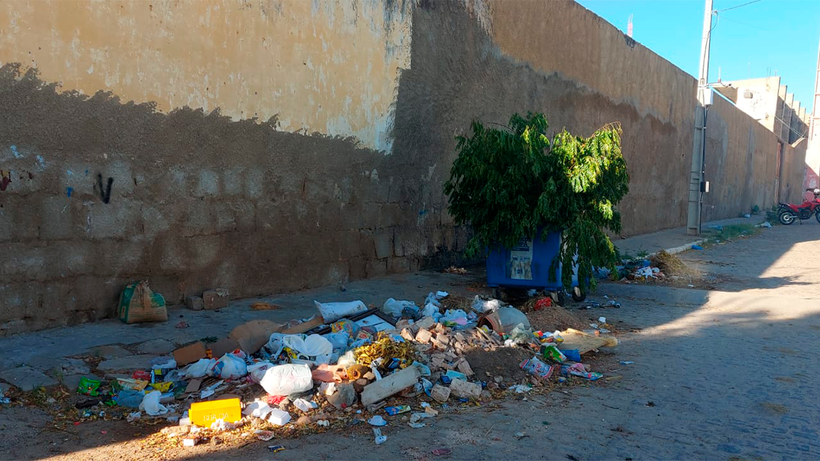 Secretário de Serviços Públicos faz apelo para que população utilize os contêineres apenas para depósito de lixo. VEJA VÍDEO