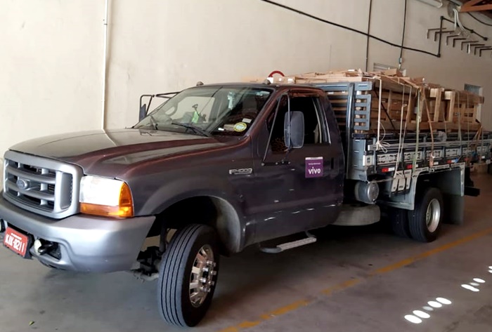 Em Patos: caminhão com carga de fios e componentes para telecomunicações avaliada em R$ 119 mil, é apreendido pela Sefaz-PB