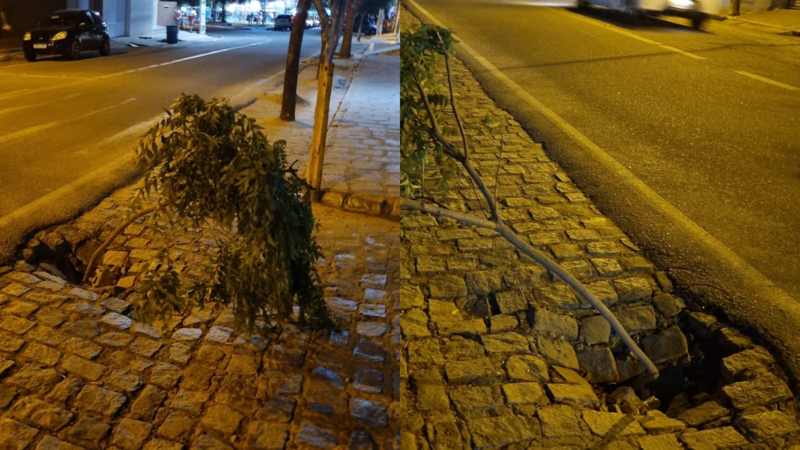 Moradores do bairro Jardim Queiroz relatam preocupação com relação a buraco na rua Carlota César; Prefeitura se posiciona
