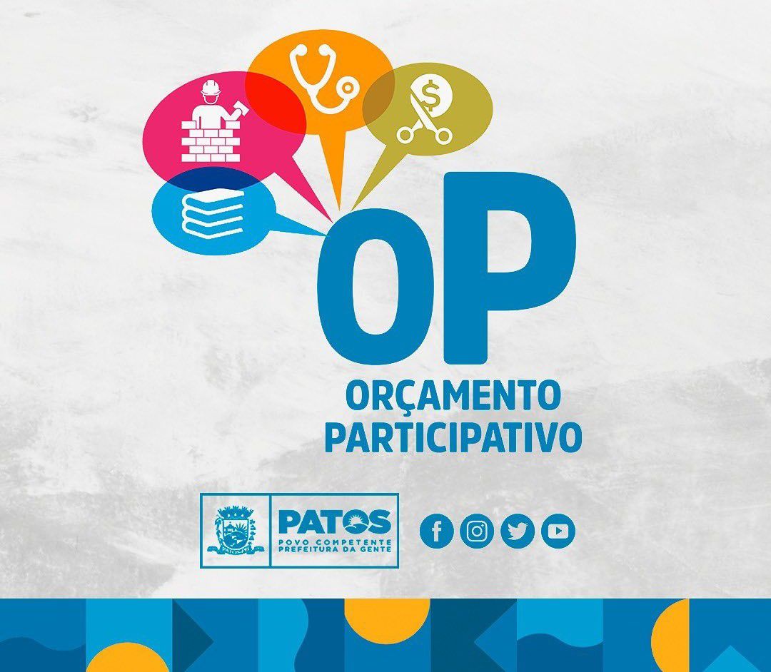 Prefeitura de Patos realiza Grande Plenária do Orçamento Participativo 2022 nesta terça-feira (26)