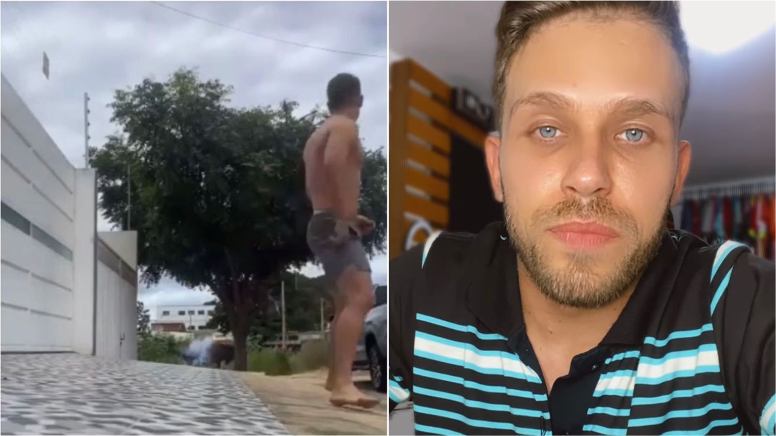 Homem que apareceu atirando bombinhas em vaca publica vídeo esclarecendo sobre episódio. VEJA