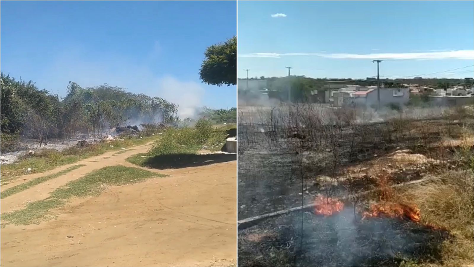 Moradores denunciam incêndios criminosos em bairros de Patos e cobram providências das autoridades. VÍDEO