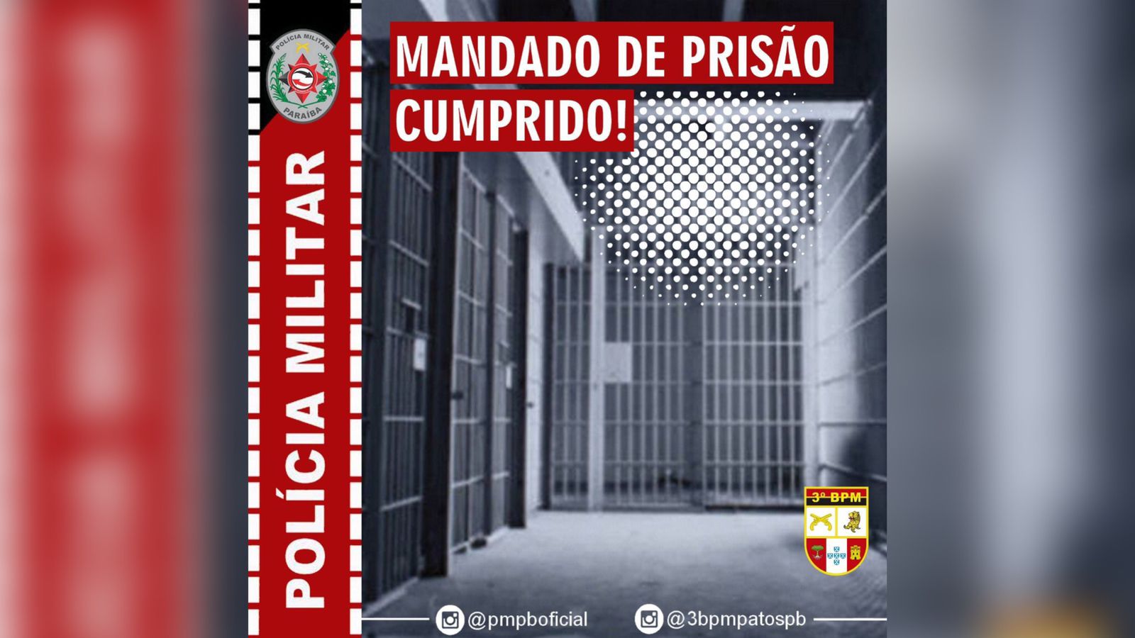 Polícia Militar cumpre Mandado de Prisão de uma mulher por tráfico de drogas em Patos-PB