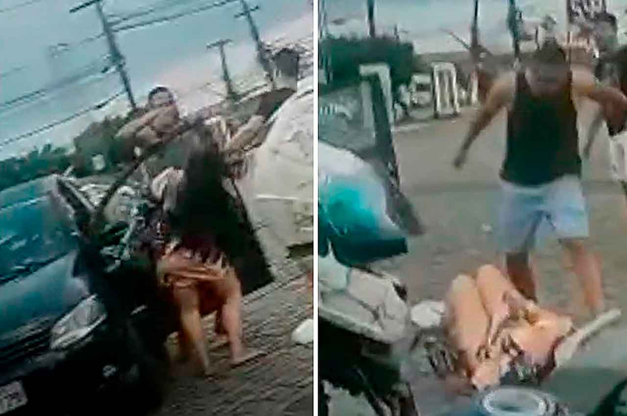 VÍDEO: Homem agride mulher com tapa no rosto em Maceió; polícia diz que identificou agressor￼