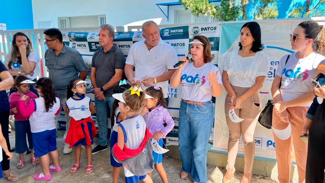 Prefeitura de Patos dá início às atividades da 1ª Semana do Bebê, com solenidade na UBS Maria Marques