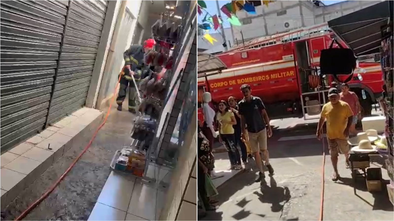 Princípio de incêndio no Mercado Público de Patos revela que vários estabelecimentos ainda possuem instalações elétricas irregulares. Ouça