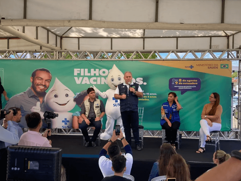 Marcelo Queiroga diz que Ministério da Saúde vai comprar 50 mil vacinas contra varíola dos macacos — Foto: Lael Arruda/TV Cabo Branco 