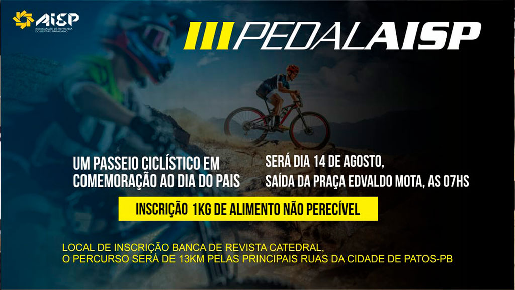 AISP realiza no próximo domingo (14) passeio ciclístico em comemoração ao dia dos pais