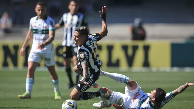 Com gol nos acréscimos Galo derrota o Coritiba e sob para a sexta posição