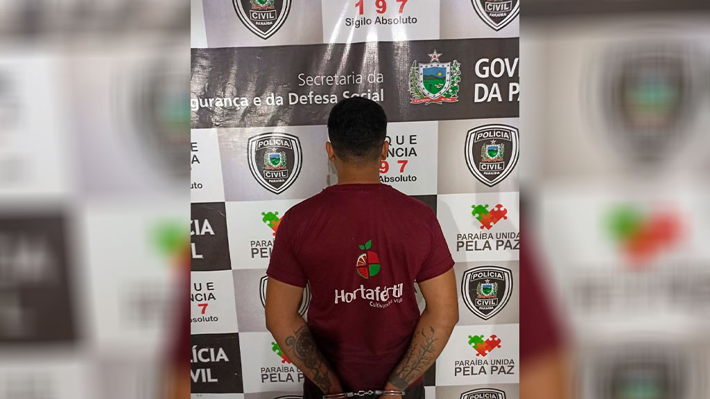 Jovem é preso em flagrante por tráfico de drogas na tarde desta quinta-feira (18), em Coremas. OUÇA