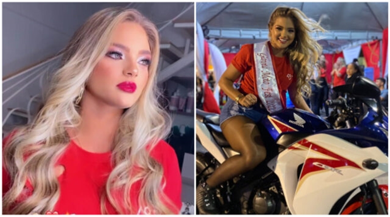 Jovem de Malta ganha o Concurso Garota Moto Fest Patos 2022
