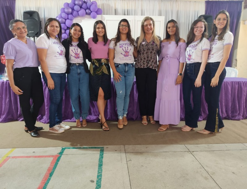 Agostos Lilás: Palestra orienta público sobre direitos da mulher, em Passagem