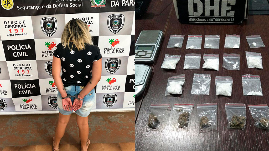 DHE prende pai e filha por tráfico de drogas no bairro Bivar Olinto, em Patos. OUÇA