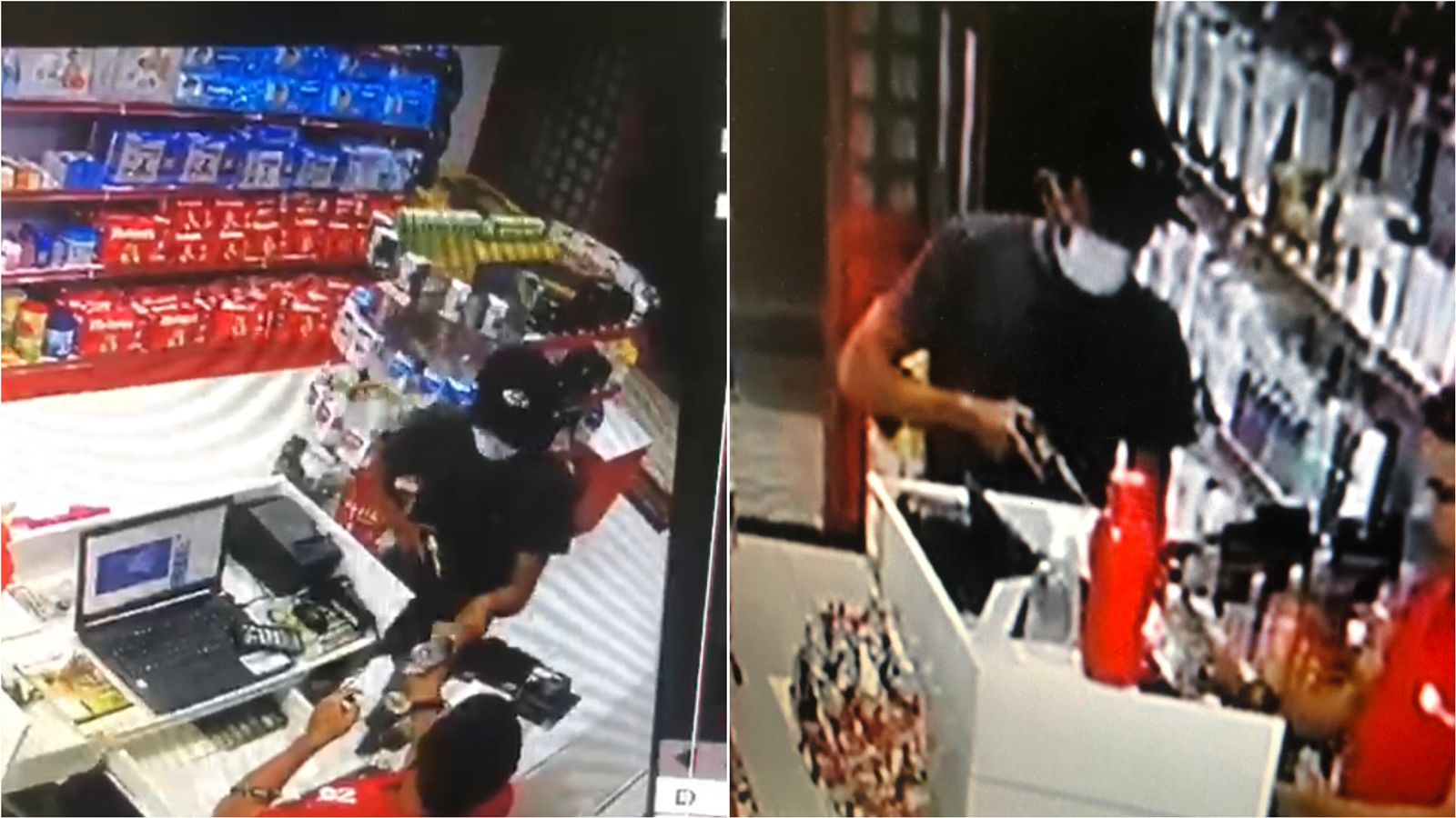 Farmácia é assaltada na noite desta quarta-feira (24), no Centro de Patos. VÍDEO