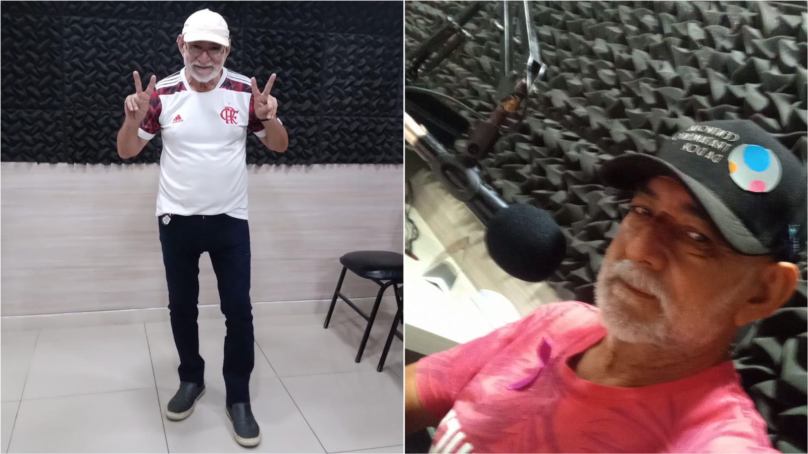 Radialista Luiz Carlos permanece entubado, mas tem sensível melhora e pode ser transferido para o Hospital Metropolitano ainda hoje