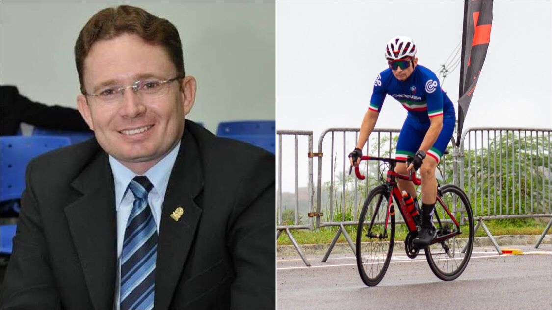 Atualização: Vereador Sales Júnior sofreu perfuração de pulmão, fraturou clavícula e cotovelo, e aguarda para realizar cirurgia, após sofrer acidente de bicicleta