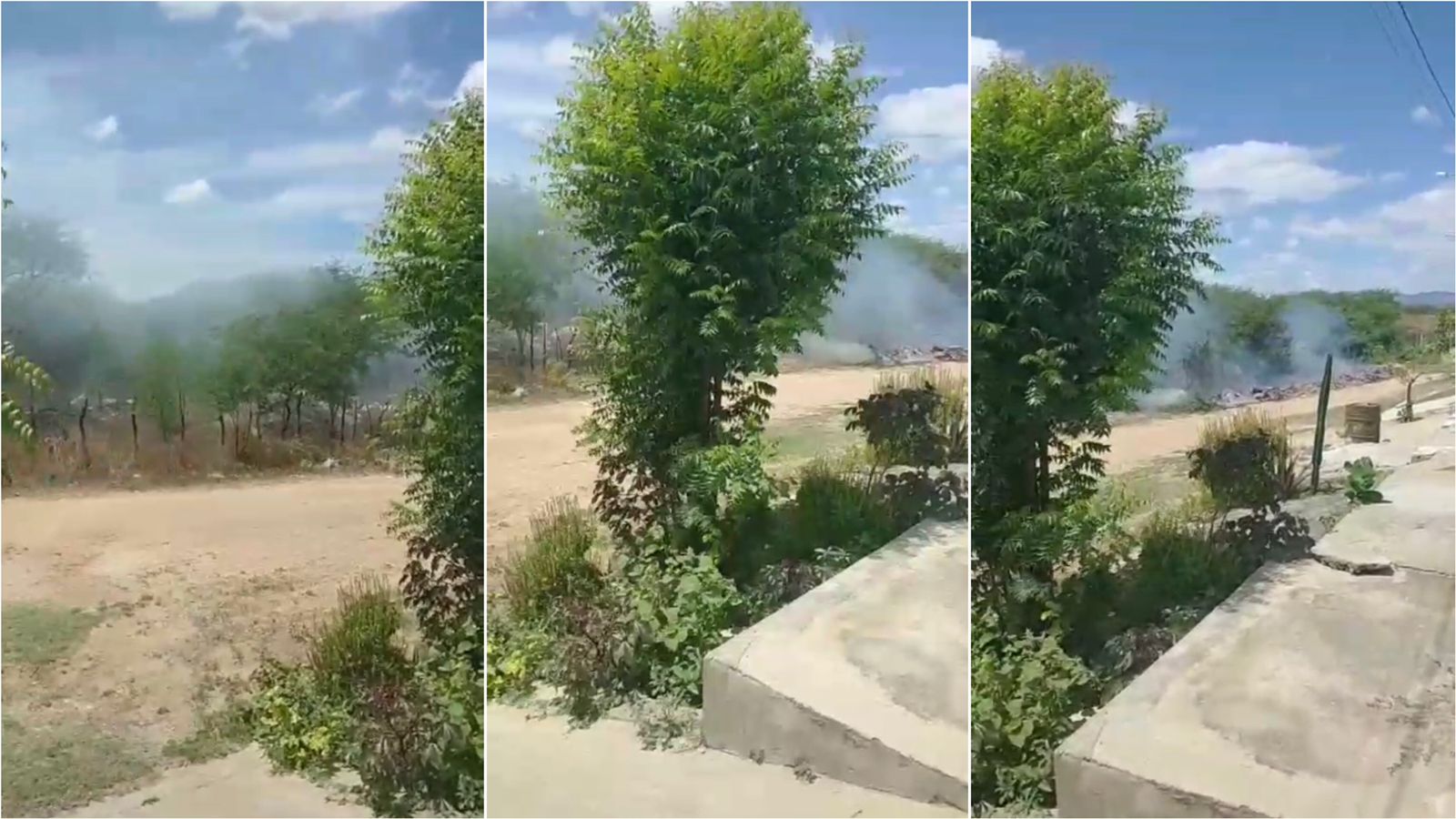 Moradora do bairro Monte Castelo relata descarte irregular de lixo e incêndios criminosos em terreno particular