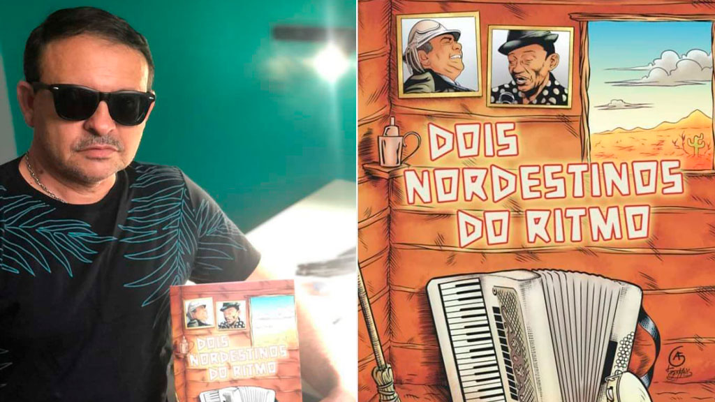 Desenhista Aurélio Filho fala sobre lançamento do quadrinho “Dois Nordestinos do Ritmo” no evento Caminhos do Frio, em Alagoa Grande. Ouça