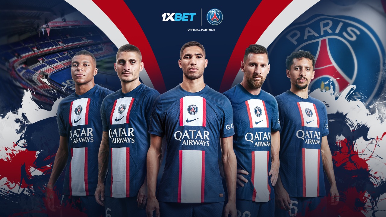 1xBet - nova parceira regional do PSG