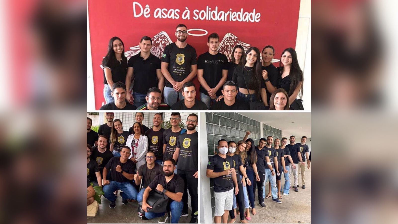 Aprovados no Concurso da Polícia Civil realizam doação de sangue nos hemonúcleos de Patos, Campina e João Pessoa, e cobram nomeação por parte do Governo Estadual