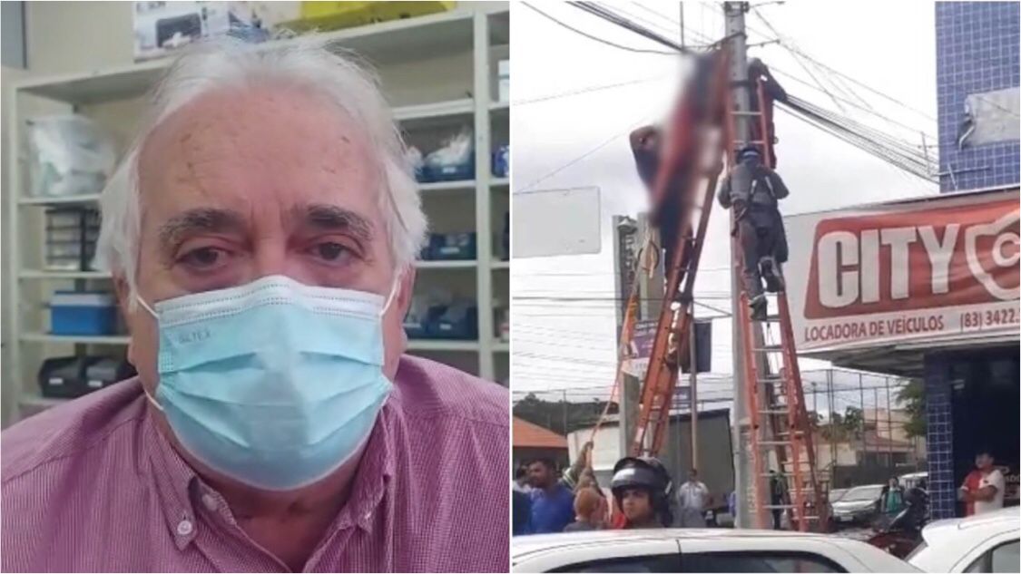 Médico atualiza sobre estado de saúde de homem que sofreu descarga elétrica em poste na cidade de Patos; paciente pode receber alta em breve