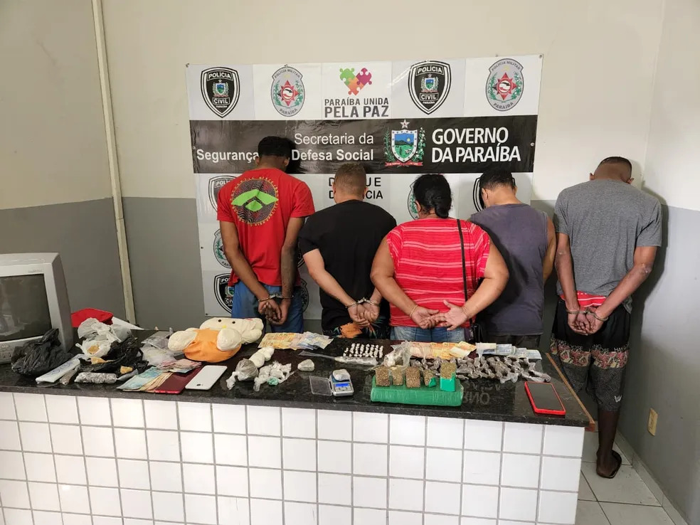 Operação Lagoa Limpa: Cinco pessoas são presas suspeitas de tráfico de drogas no Brejo da Paraíba