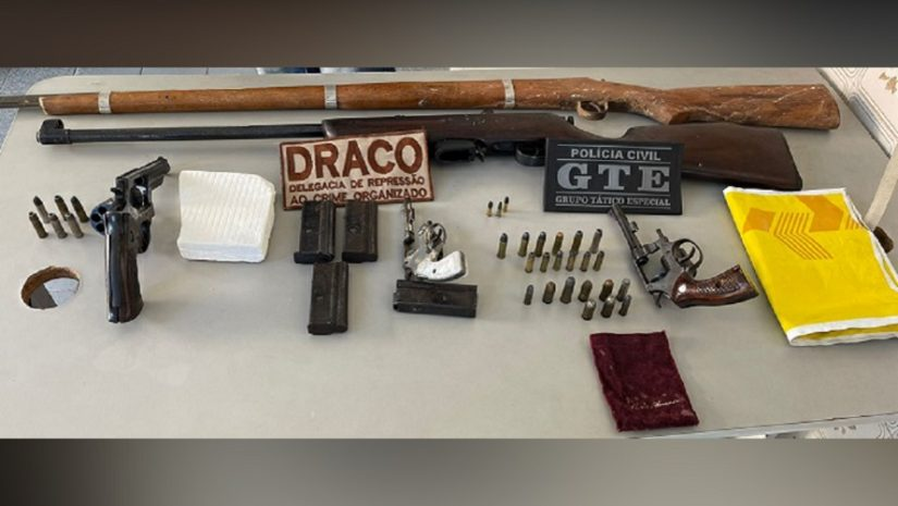 Operação da Polícia Civil em combate ao tráfico de drogas, prende quatro pessoas em Pombal