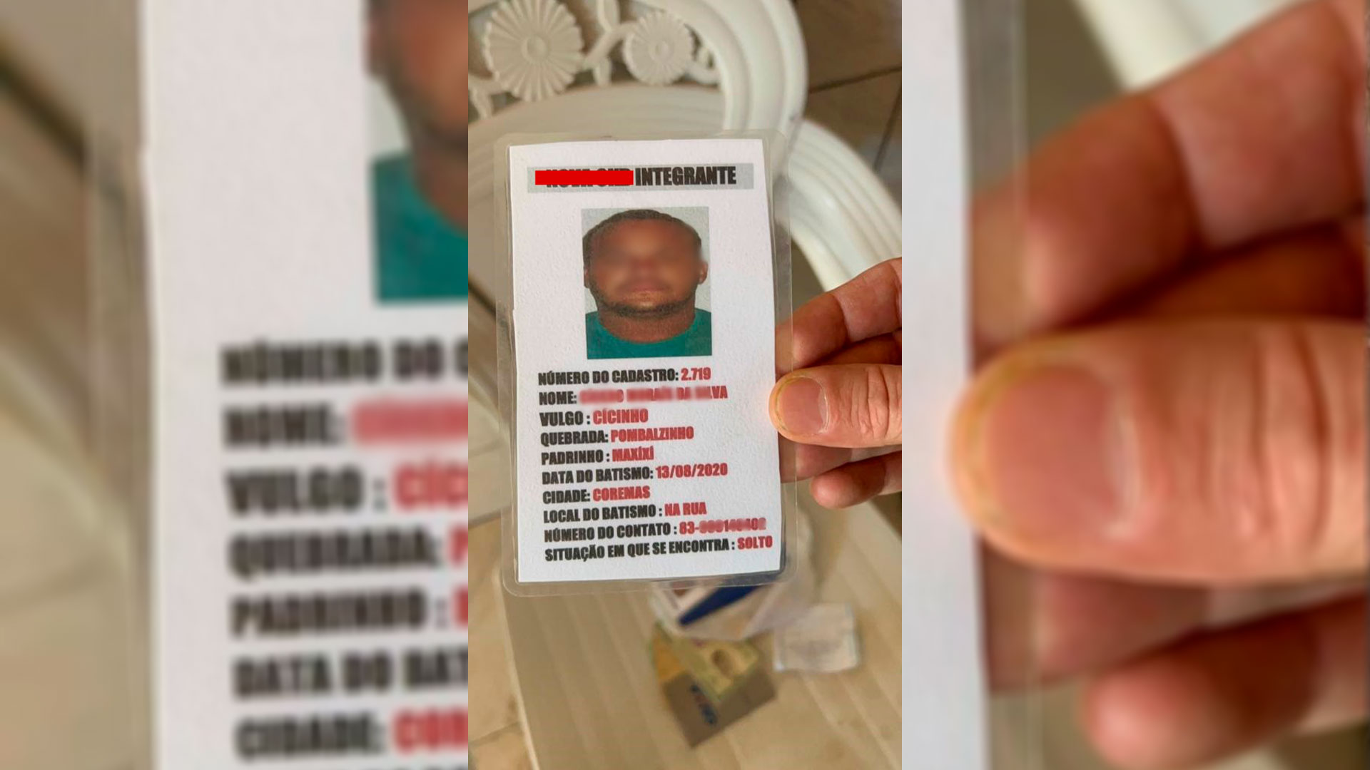 Polícia Civil desarticula grupo criminoso, apreende drogas e encontra ‘cartão de filiação’ do crime em Coremas