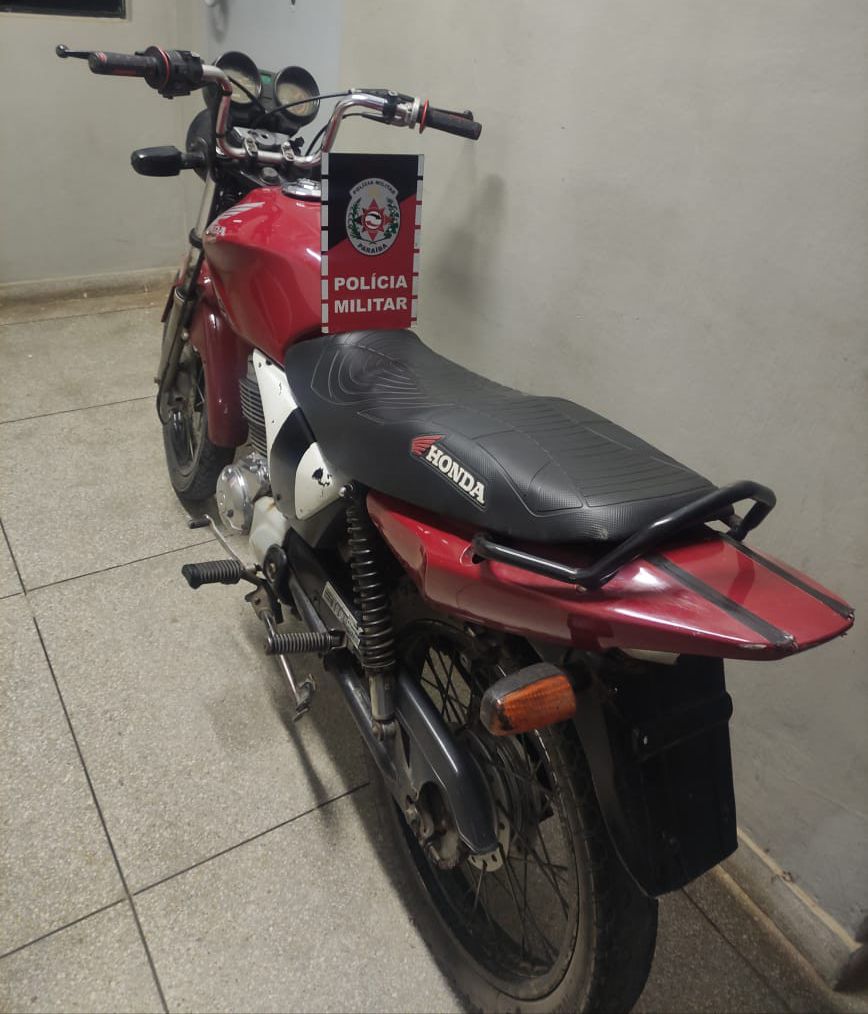 Operação Paradigma: Polícia Militar recupera em Desterro-PB, mais uma motocicleta roubada