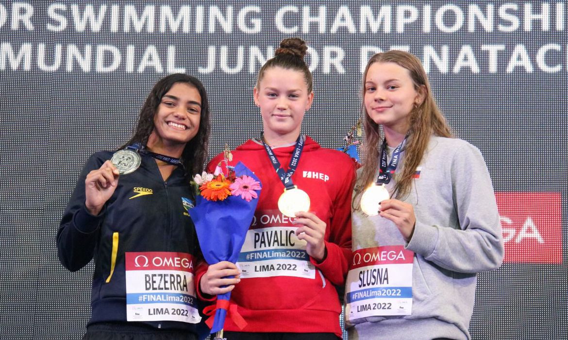 Natação: Brasil iguala melhor campanha da história em Mundiais Júnior