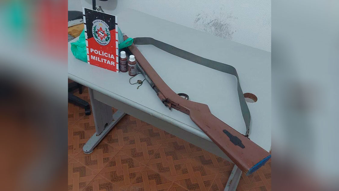 Polícia Militar cumpre mandato de prisão, e apreende arma de fogo na zona rural de São José do Sabugi-PB
