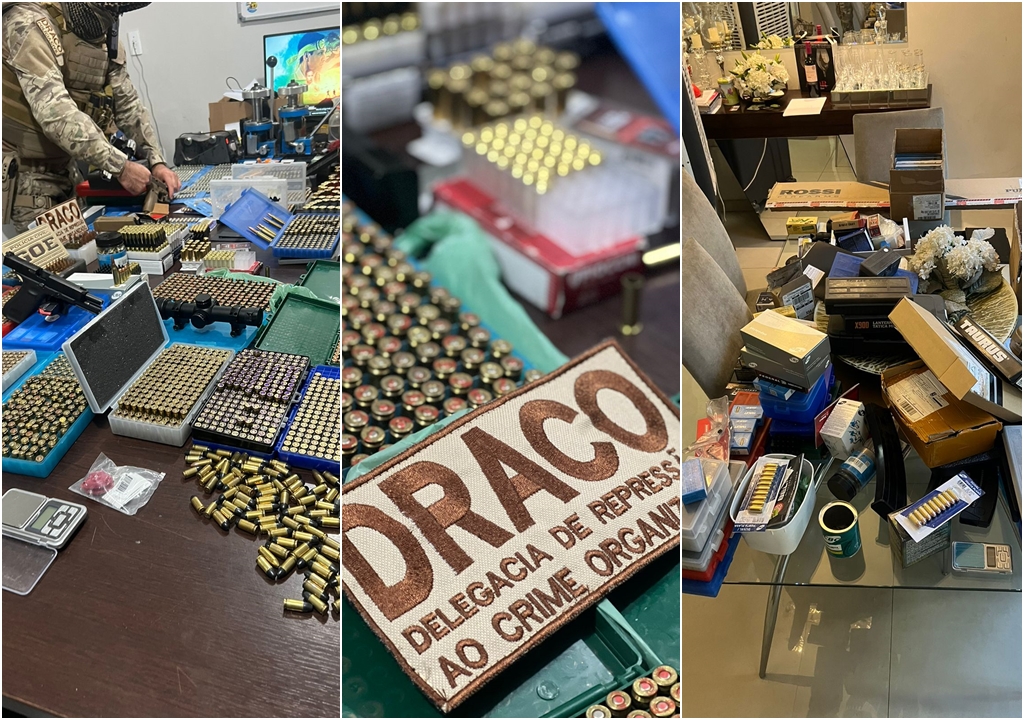 Polícia Civil apreende arsenal em São Bento e prende empresário suspeito de alugar armas para criminosos