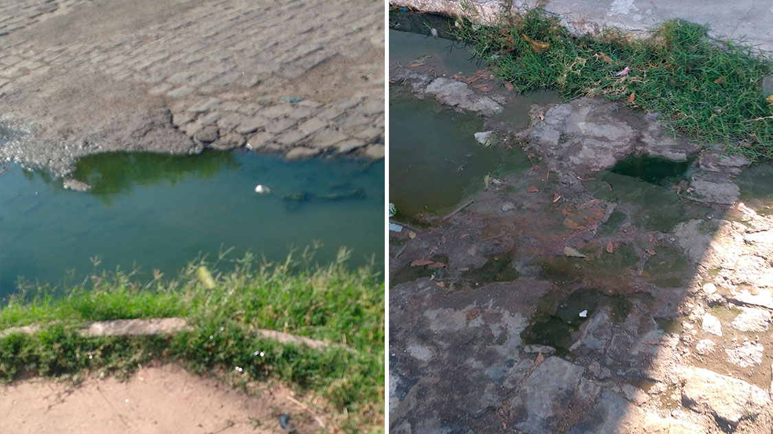 Moradores da Rua Manoel Balbino, no bairro da Vitória, pedem conserto de galeria que está causando transtornos. Coordenadora do setor diz que está no cronograma