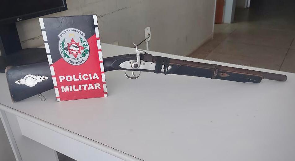 Polícia Militar apreende mais uma arma de fogo na cidade de Mãe D’água