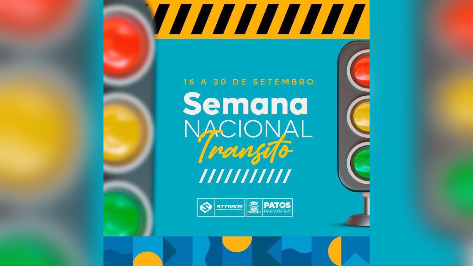 STTRANS lança programação da Semana Nacional de Trânsito 2022